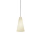 Taza Pendant - Satin Nickel / Cream Taza Pendant - Satin Nickel / Cream