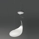 Cosmic Mugg Suspension - Polished Aluminum / Etched White Cosmic Mugg Suspension - Polished Aluminum / Etched White