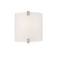 Essex Wall Sconce - Satin Nickel / White Essex Wall Sconce - Satin Nickel / White