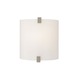 Essex Wall Sconce - Satin Nickel / Surf White Essex Wall Sconce - Satin Nickel / Surf White