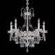 Ekaterina 5 Light Chandelier - Stainless Steel / Crystal