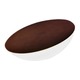 Solar Outdoor Floor Fixture - Dark Wood / White