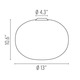 Glo-Ball C1 Ceiling Flush Mount - /