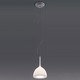 Castore Calice Mini Pendant - Steel / White