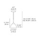 Castore Calice Mini Pendant -  / 