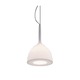 Castore Calice Mini Pendant - Steel / White