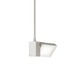 Freejack Ibiss Single Flood Edge Lit 3000K LED Head - Satin Nickel / 