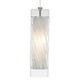 Freejack Liza Pendant - Satin Nickel / Clear