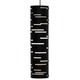 Freejack Revel Pendant - Satin Nickel / Gloss Black Freejack Revel Pendant - Satin Nickel / Gloss Black