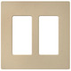 Satin Colors 2 Gang Wall Plate - Desert Stone Satin Colors 2 Gang Wall Plate - Desert Stone /