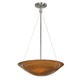Neptune Chandelier - Satin Nickel / Mocha Neptune Chandelier - Satin Nickel / Mocha