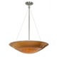 Neptune Chandelier - Satin Nickel / Mocha Neptune Chandelier - Satin Nickel / Mocha