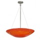 Neptune Chandelier - Satin Nickel / Red Neptune Chandelier - Satin Nickel / Red