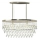 Rain Chandelier - Satin Nickel / Clear
