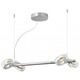 Punto Zero 4 Head Chandelier - Chrome / Clear Punto Zero 4 Head Chandelier - Chrome / Clear
