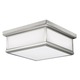 Avenue Kalla Ceiling Flush Mount - Polished Nickel / Frosted Avenue Kalla Ceiling Flush Mount - Polished Nickel / Frosted