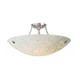 Pompeii Ceiling Flush Mount - Satin Nickel / Marble Mosaic Pompeii Ceiling Flush Mount - Satin Nickel / Marble Mosaic