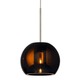 EZ Jack Gracie Crystal Pendant - Satin Nickel / Cognac EZ Jack Gracie Crystal Pendant - Satin Nickel / Cognac