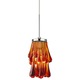 EZ Jack Droplets Pendant - Satin Nickel / Amber EZ Jack Droplets Pendant - Satin Nickel / Amber