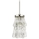EZ Jack Droplets Pendant - Satin Nickel / Clear EZ Jack Droplets Pendant - Satin Nickel / Clear