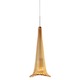 EZ Jack Calla Lilly Pendant - Satin Nickel / Amber EZ Jack Calla Lilly Pendant - Satin Nickel / Amber