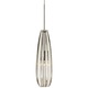 EZ Jack Alicia Crystal Pendant - Satin Nickel / Clear