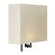 Zen Wall Sconce - Polished Nickel / Textile Frosted