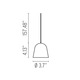 Mini Can Can Pendant  -  / 