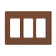 Satin Colors 3 Gand Wall Plate - Sienna Satin Colors 3 Gand Wall Plate - Sienna /