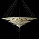 Scheherazade 3 Tier Floral Suspension - Brass / Brown Floral Scheherazade 3 Tier Floral Suspension - Brass / Brown Floral