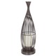 Lorena 1 Floor Lamp - Antique Bronze / Frosted