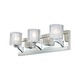 Tiara Bath Bar - Chrome / Clear Tiara Bath Bar - Chrome / Clear