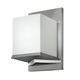 Soho Wall Sconce - Steel Graphite / Chrome / Etched Opal