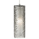 FJ Mini Rock Candy Pendant - Satin Nickel / Smoke