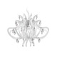 Lillibet Chandelier - Chrome / White