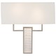 Zsa Zsa Wall Sconce - Brushed Nickel / White