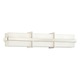 Intersection Bath Bar - Polished Nickel / White Intersection Bath Bar - Polished Nickel / White
