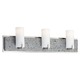 Lava Tube 3-Light Bath Bar - Lava Stone / Brushed Nickel / Etched Opal Lava Tube 3-Light Bath Bar - Lava Stone / Brushed Nickel / Etched Opal