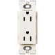Satin Colors 15A Receptacle - Biscuit Satin Colors 15A Receptacle - Biscuit /