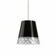 XP Amelia Pendant - Satin Nickel / Black / Clear
