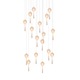 Bloom 17 Light Suspension - Satin Nickel Bloom 17 Light Suspension - Satin Nickel /