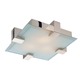 Dakota Ceiling Flush Mount - Polished Chrome / Etched Glass Dakota Ceiling Flush Mount - Polished Chrome / Etched Glass