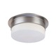 Flange Ceiling Flush Mount - Satin Nickel / White Frosted Flange Ceiling Flush Mount - Satin Nickel / White Frosted