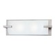 Edge Bath Bar - Satin Nickel / Opal White Edge Bath Bar - Satin Nickel / Opal White
