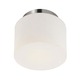 Drum Ceiling Flush Mount - Polished Nickel / White Opal Frosted Drum Ceiling Flush Mount - Polished Nickel / White Opal Frosted