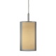 Puri Cylinder Pendant - Satin Nickel Puri Cylinder Pendant - Satin Nickel /