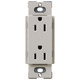 Satin Colors 20A Receptacle - Taupe Satin Colors 20A Receptacle - Taupe /