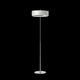 Miris P-2719 Floor Lamp - Brushed Nickel / White