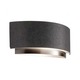 Miris A-2710 Semilunar Wall Sconce - Brushed Nickel / Black Miris A-2710 Semilunar Wall Sconce - Brushed Nickel / Black