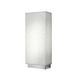 Miris A-2811 Vertical Wall Sconce - Brushed Nickel / White Miris A-2811 Vertical Wall Sconce - Brushed Nickel / White